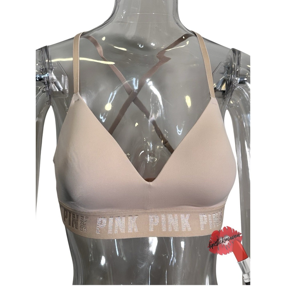 Victoria's Secret Wear Everywear Lightly Lined Bra Women 32D Neutral Nude